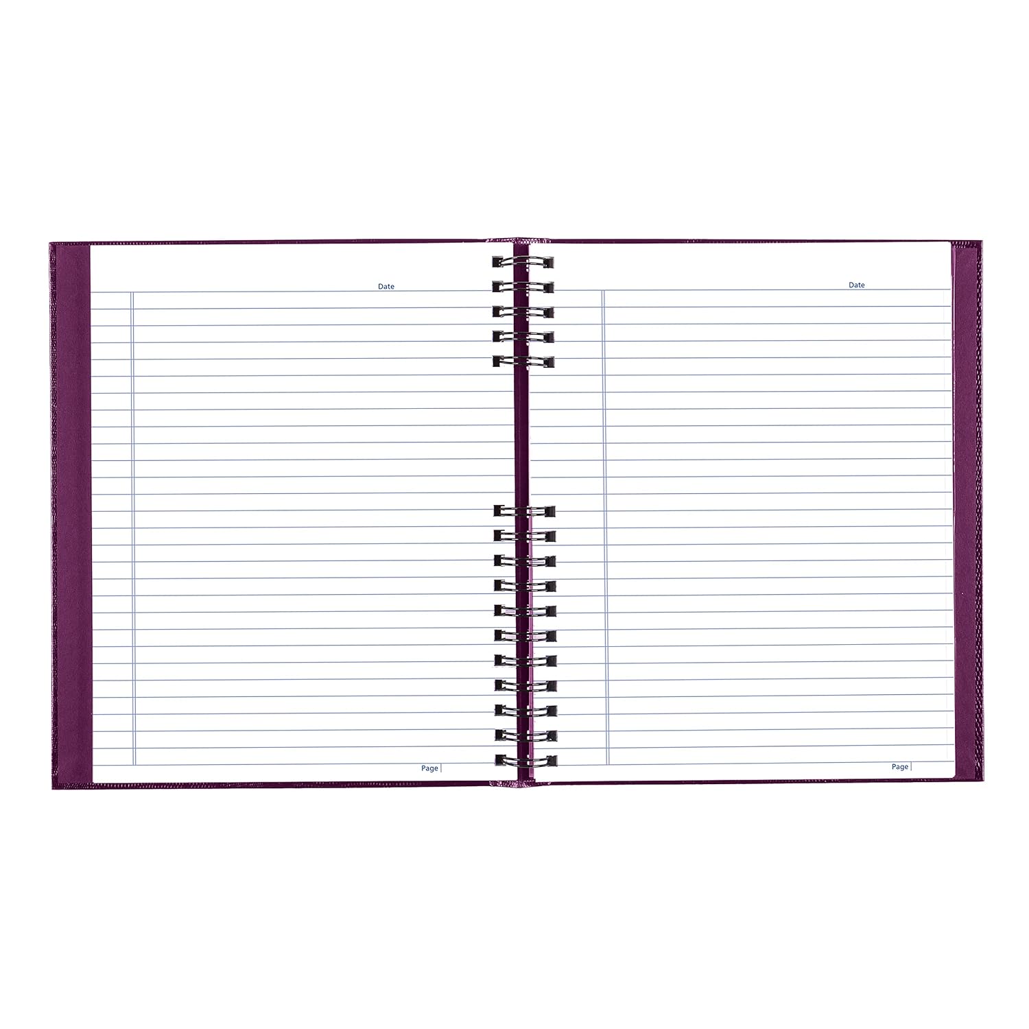 Blueline NotePro™ Executive Notebook, Indexing System, Refillable, Hard Cover, 10.75" x 8.5", 300 Ruled Pages, Grape (A10300.RAS) image 3