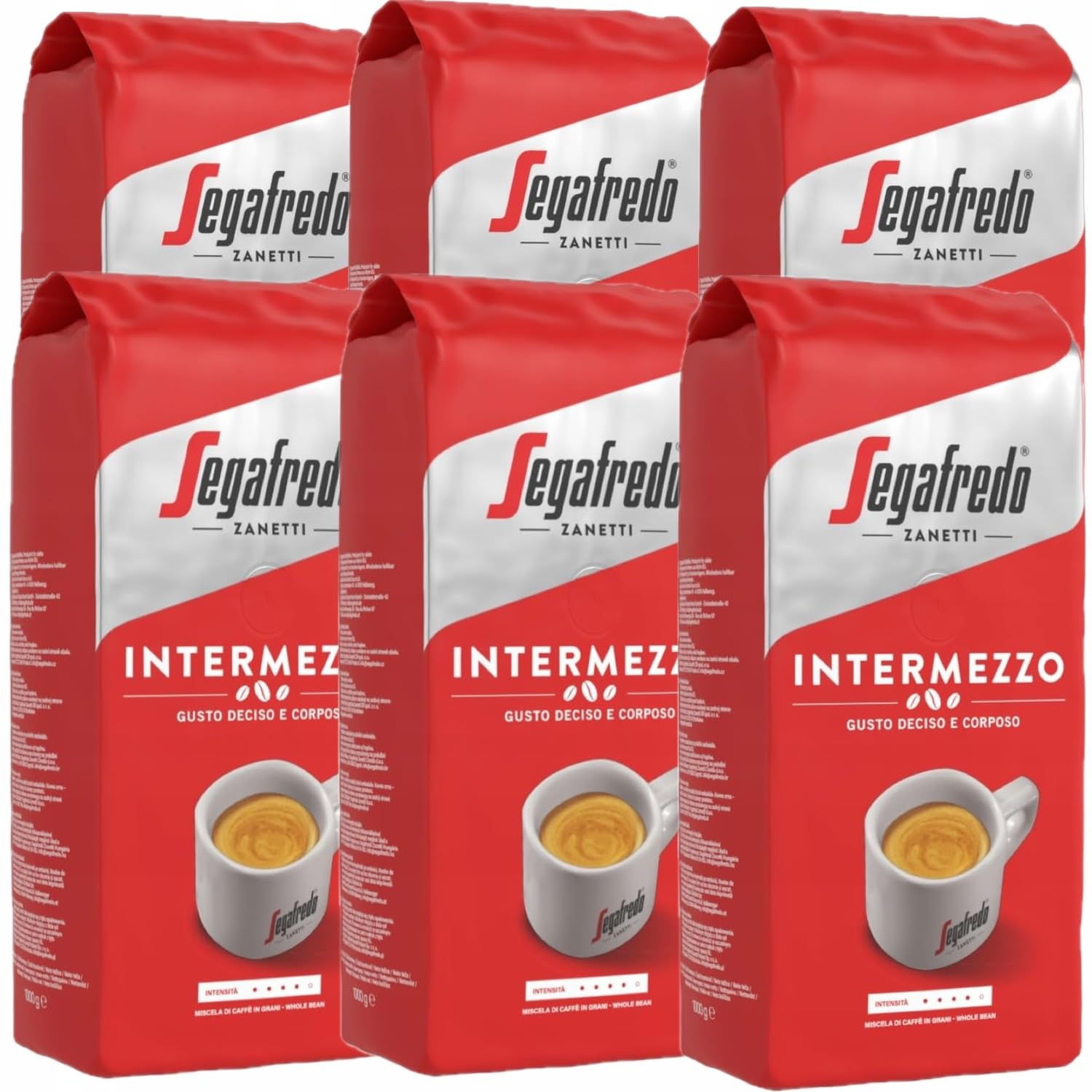 Segafredo Espresso Intermezzo (6 x 1 kg)