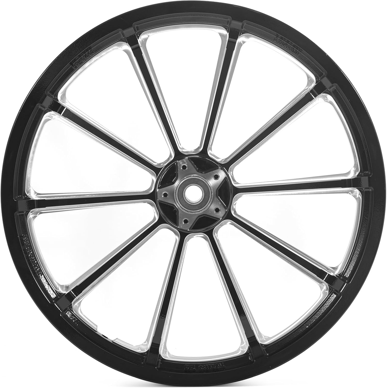 TOFR 21inch x 2.15inch Front Rim Wheel Tubeless Talon Style For Harley Dyna Wide Glide Super Glide Street Bob Low Rider 2008-2017