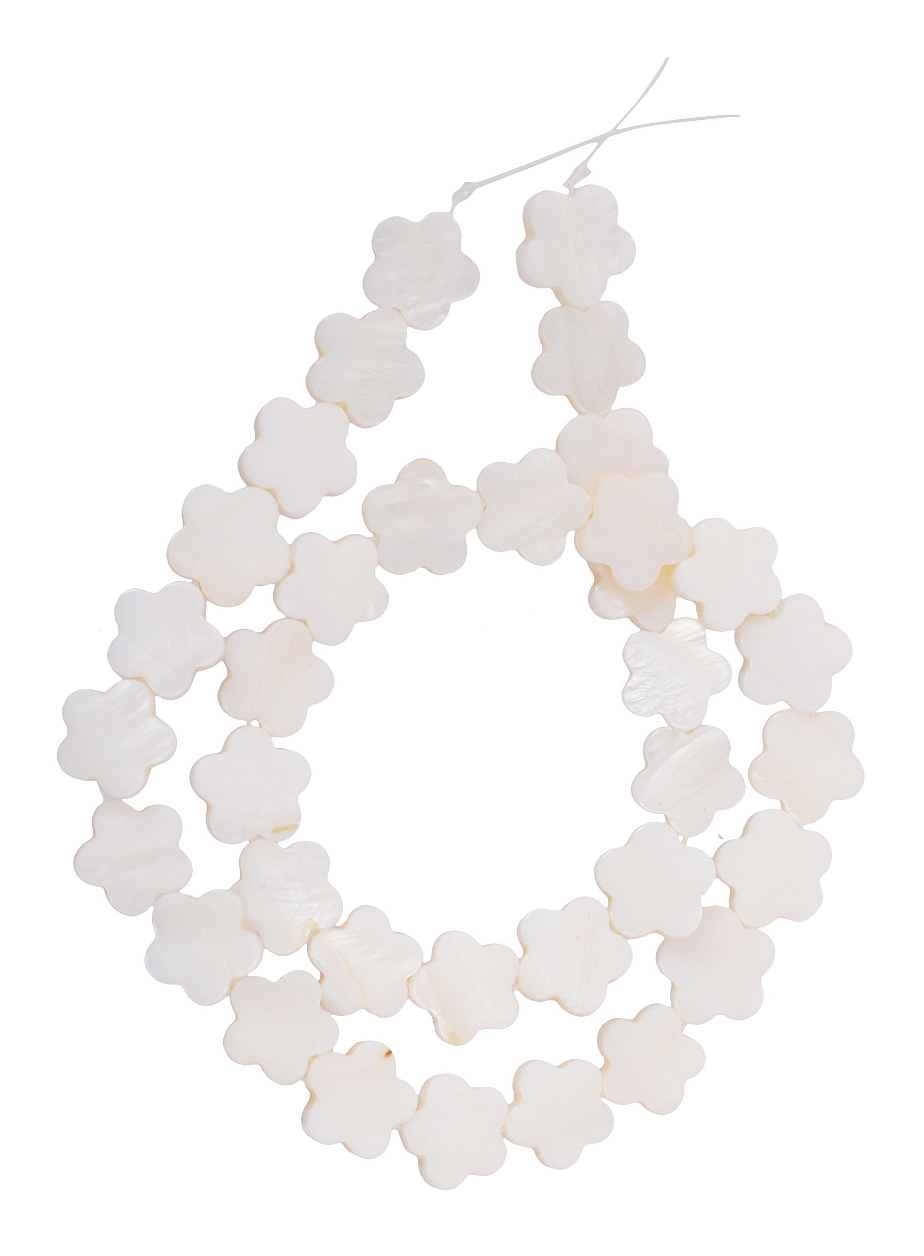 White Crystal Beads for Women - Pack of 50 (BD25)-image-13