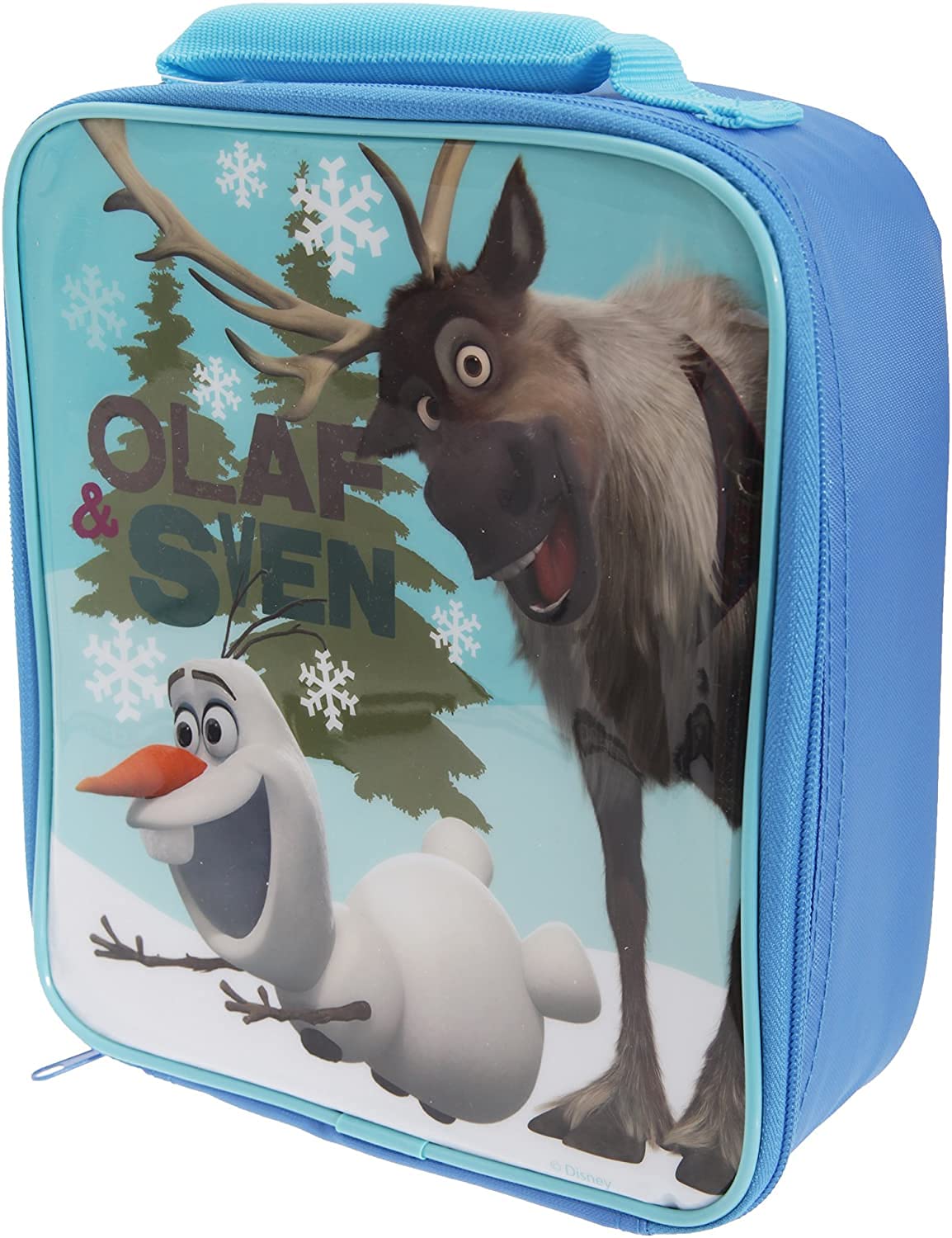 Disney Blue Frozen Olaf And Sven Lunch Bag/Box