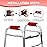 supregear Walker Grips (2 Pack), Soft Padded Hand Covers, Non-Slip Comfortable Cushion Padding for Folding Walker Handle, Moisture Wicking Mobility Accessory, Red
