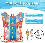Hydration Backpack Pack with 2L Water Bladder Lightweight Running Vest Bag for Hiking Cycling Climbing Jogging
