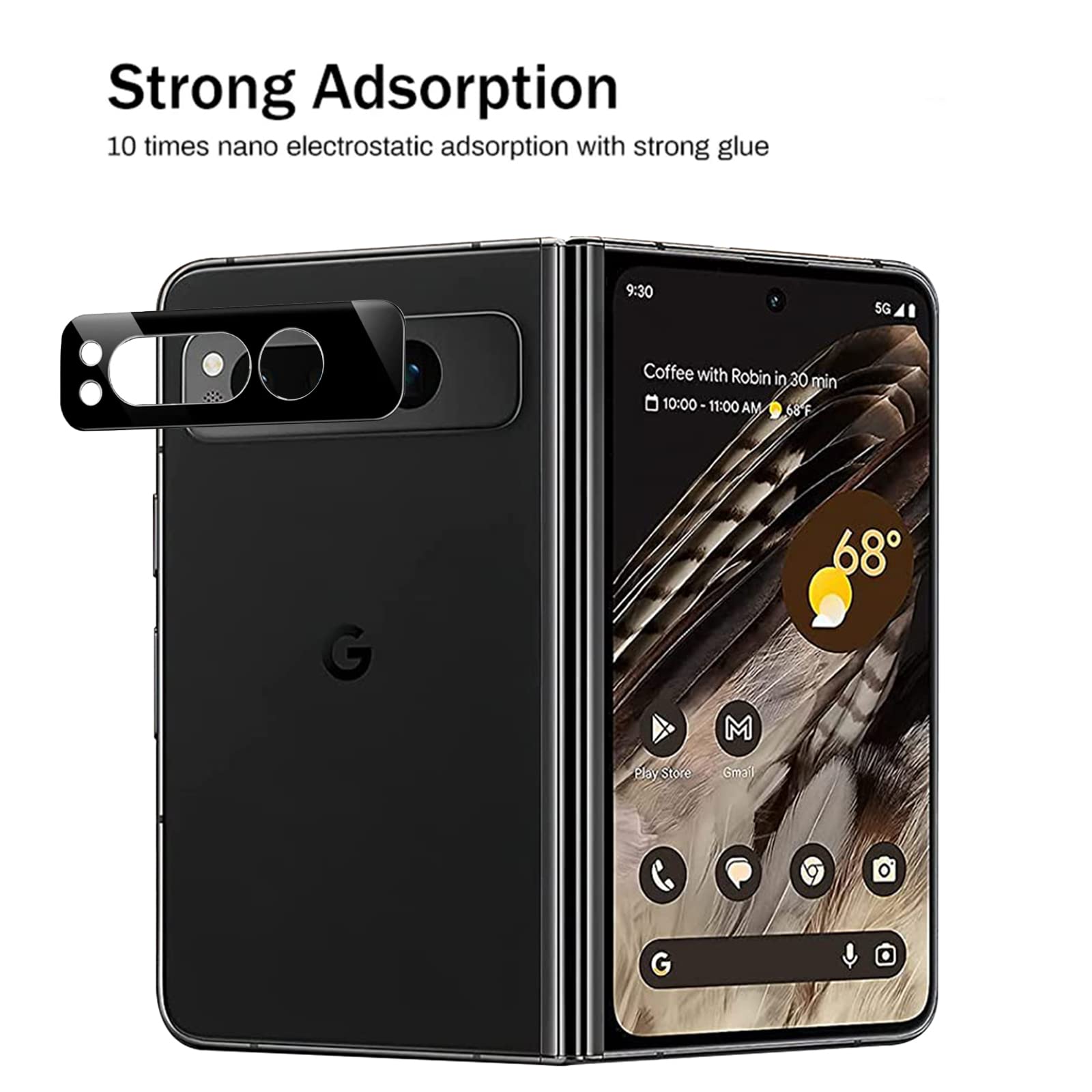 Yiunssy [2+2 Pieces for Google Pixel Fold Screen Protector