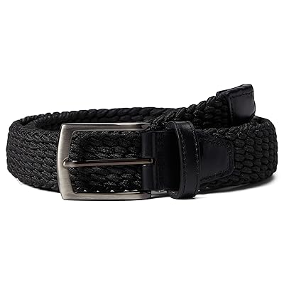Johnston & Murphy Woven Stretch Knit Belt Men