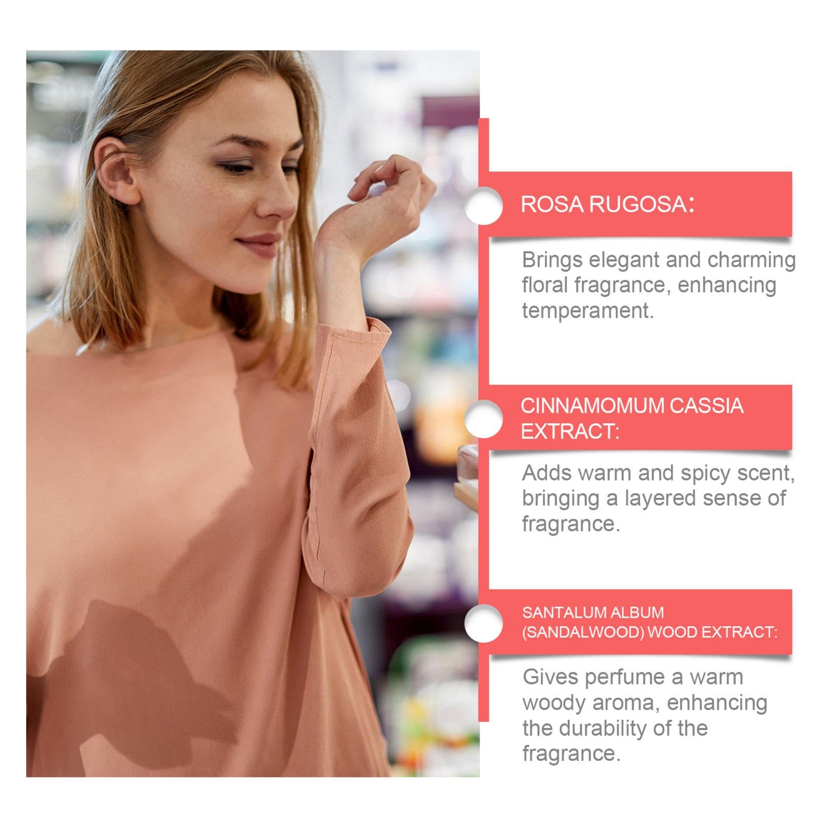 Arabskie perfumy dla kobiet | luksusowy zapach Arabii | skoncentrowany olejek perfumowany o delikatnym zapachu – urocze, nastrojowe perfumy randk?, kolacj? i codzienne dojazdy do pracy