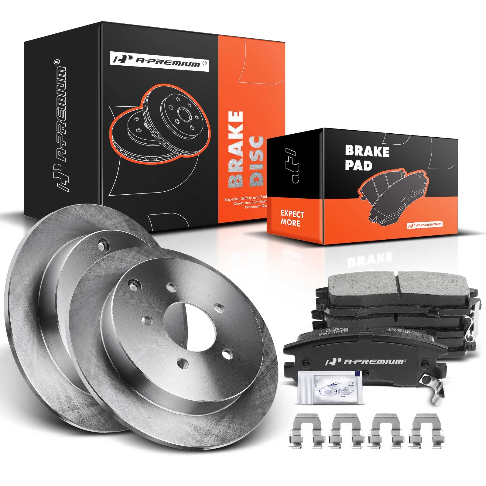 Amazon.com: A-Premium 11.42 inch (290mm) Rear Solid Disc