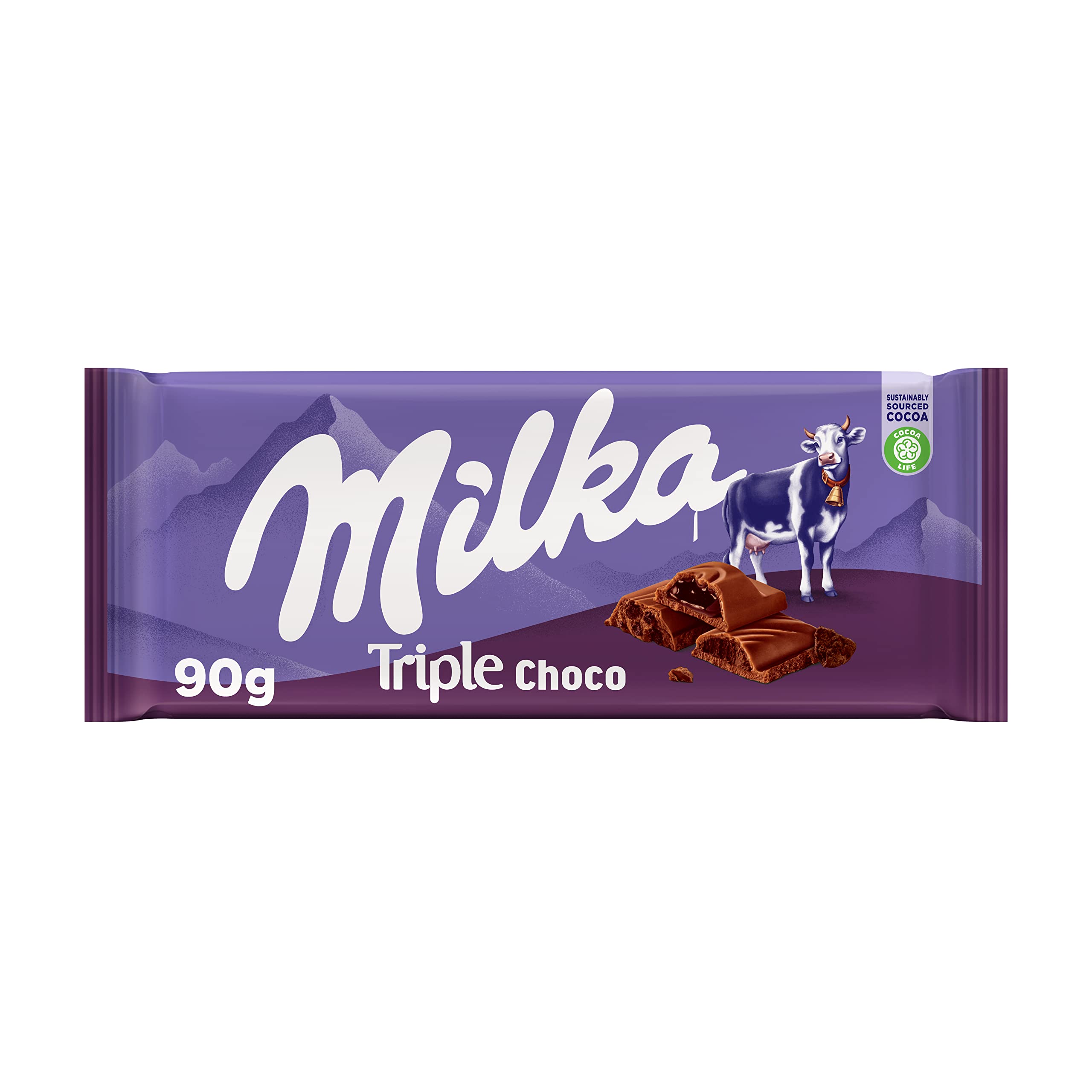 Milka Chocolate Recheado Triple Cocoa 90G : Amazon.com.br