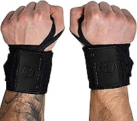 Gymreapers 18" IPF Approved Weightlifting Wrist Wraps - Heavy Duty Thumb Loop for Powerlifting, Bench Press, Squats & Strength Training