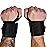 Gymreapers Weightlifting Wrist Wraps (IPF Approved) 18 Professional Quality Wrist Support with Heavy Duty Thumb Loop - Best Wrap for Powerlifting Competition, Strength Training, Bodybuilding (Black/Rubber, 18)