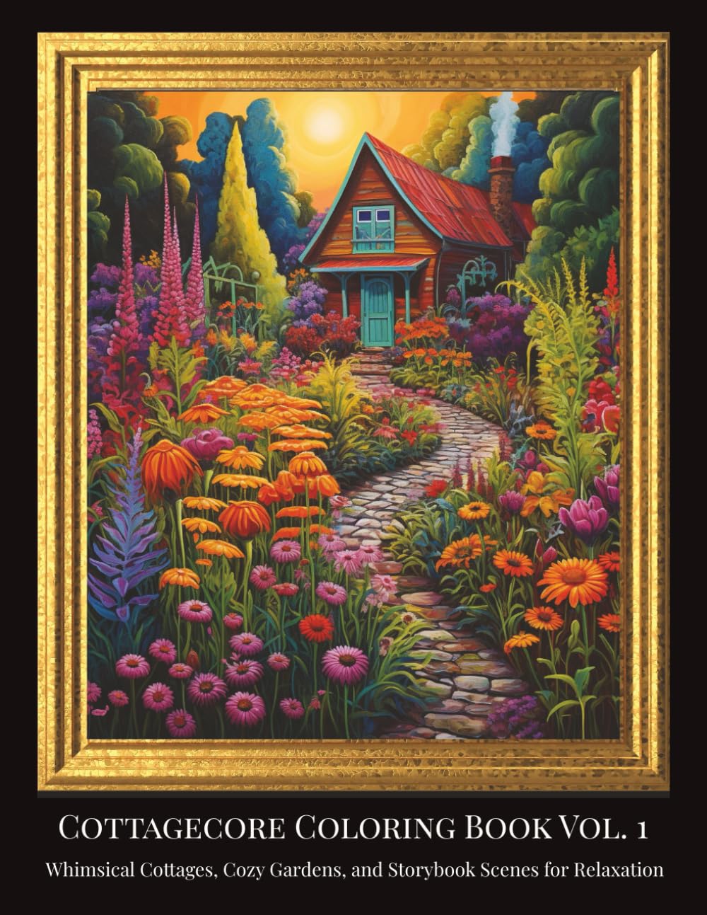 Cottagecore Coloring Book Vol. 1: Whimsical Cottages, Cozy Gardens, and Storybook Scenes for Relaxation (CottageCore Escapes)