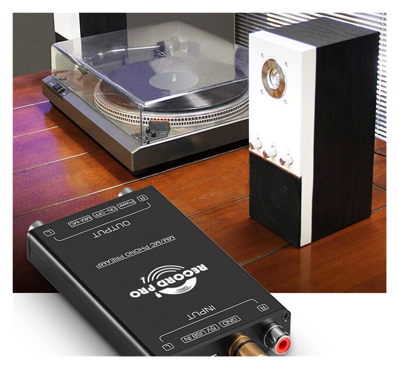 Mini preamplificatore Phono in Vinile MM/MC Phono Amplificatore Lettore Dvd/CD Tuner Monther Days Gift