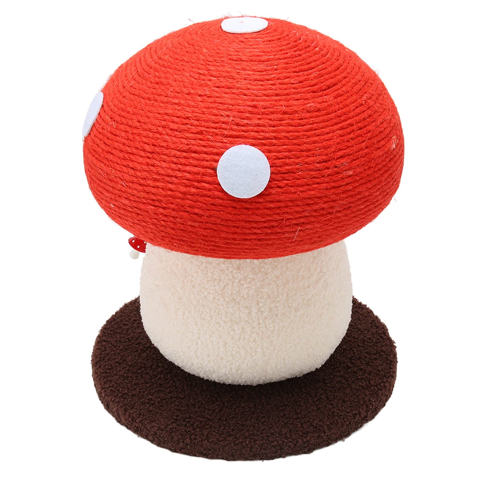 Mushroom Cat Scratch Pad, Durable Sisal Material