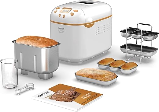 Imetec La Forneria +Zeroglu 7488, Macchina per Pane, Ciabatte, Panini, Pizza e...