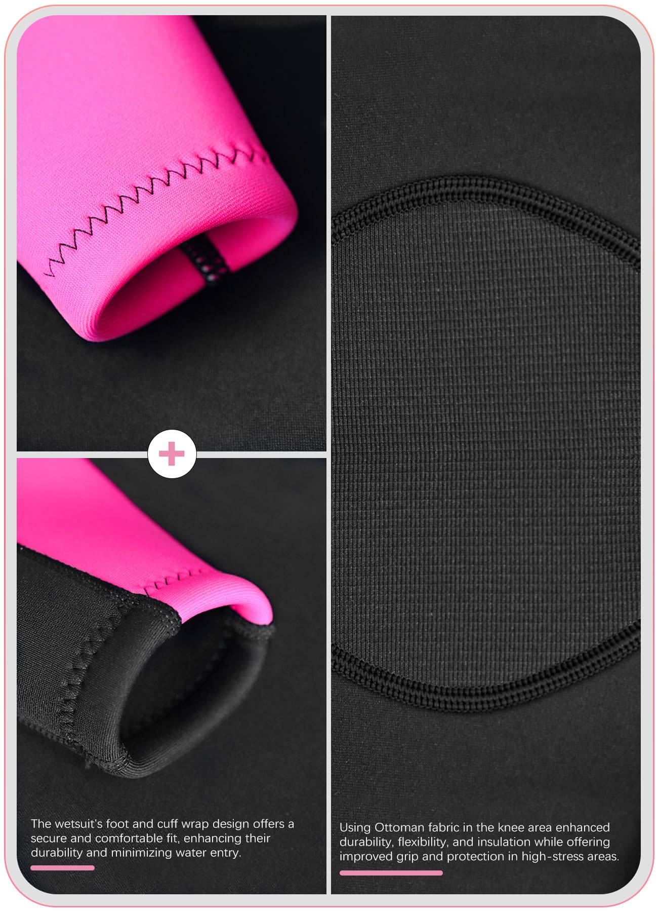 Hevto Kids Wetsuit for Boys Girls Toddler Youth 3/2mm Neoprene Full Wet Suits in Cold Water for Swimming Surfing Diving