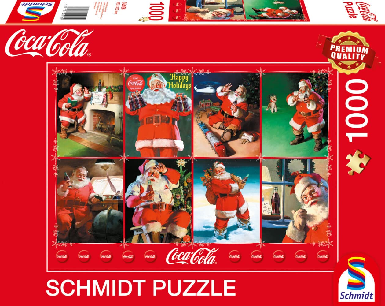 Schmidt Spiele 59956 Coca-Cola Santa Claus 1000 Piece Puzzle