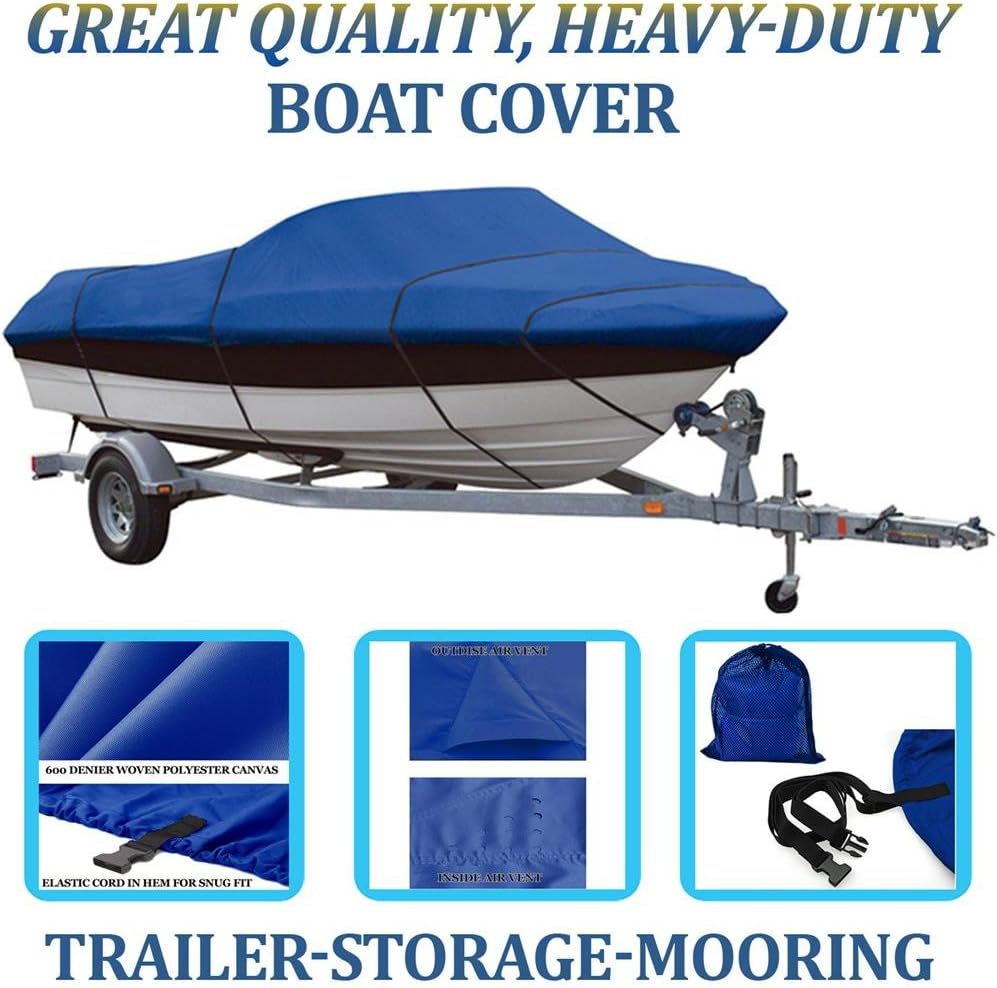 BLUE, BOAT COVER Compatible for CAMPION CHASE 580 ZRI/ZRICD I/O 1996-2003 2004 2005