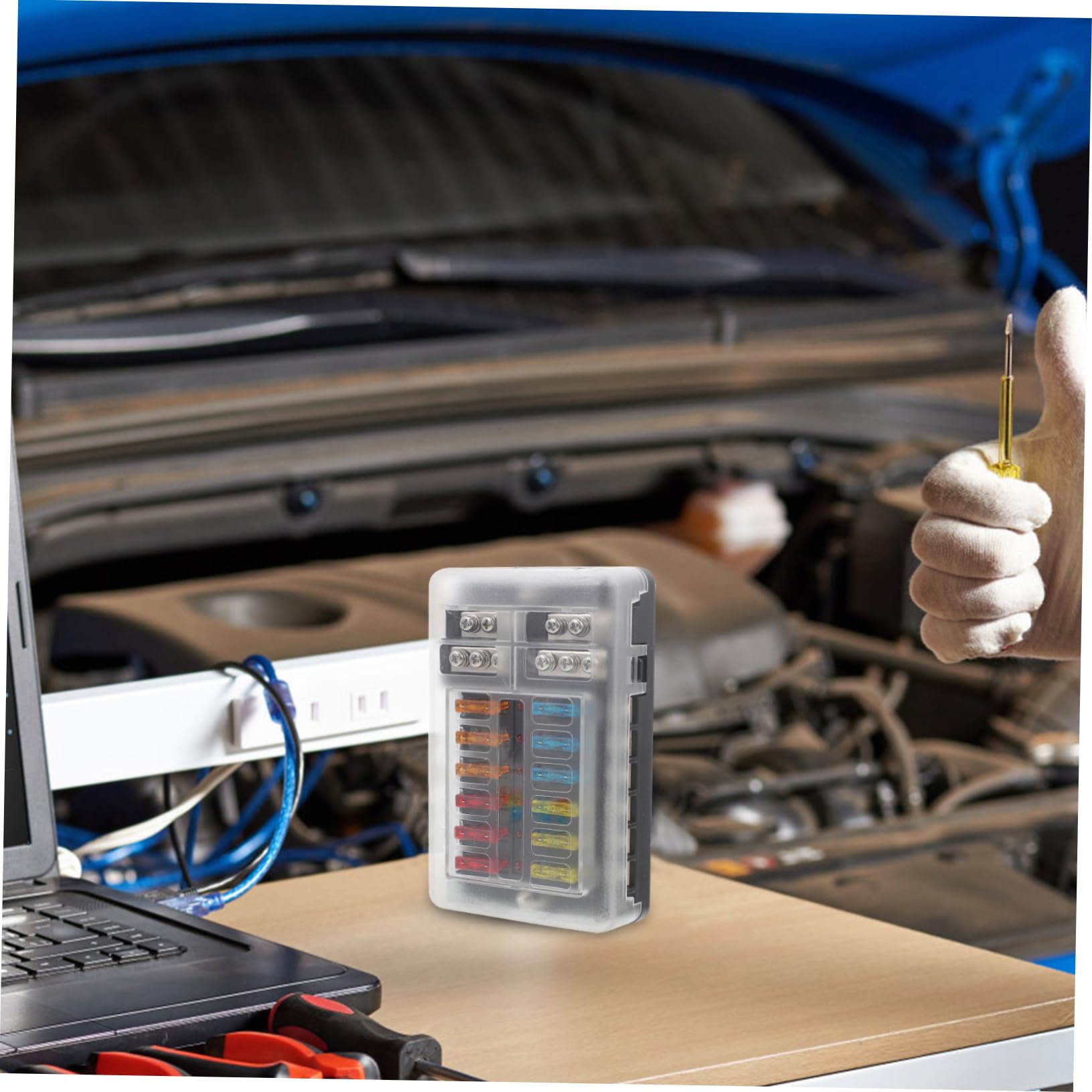 32v Car Fuse Block Holder Wege Sicherungshalter Für Fahrzeuge Robust Und Vielseitig Geeignet Für Wohnmobile Und Yachten