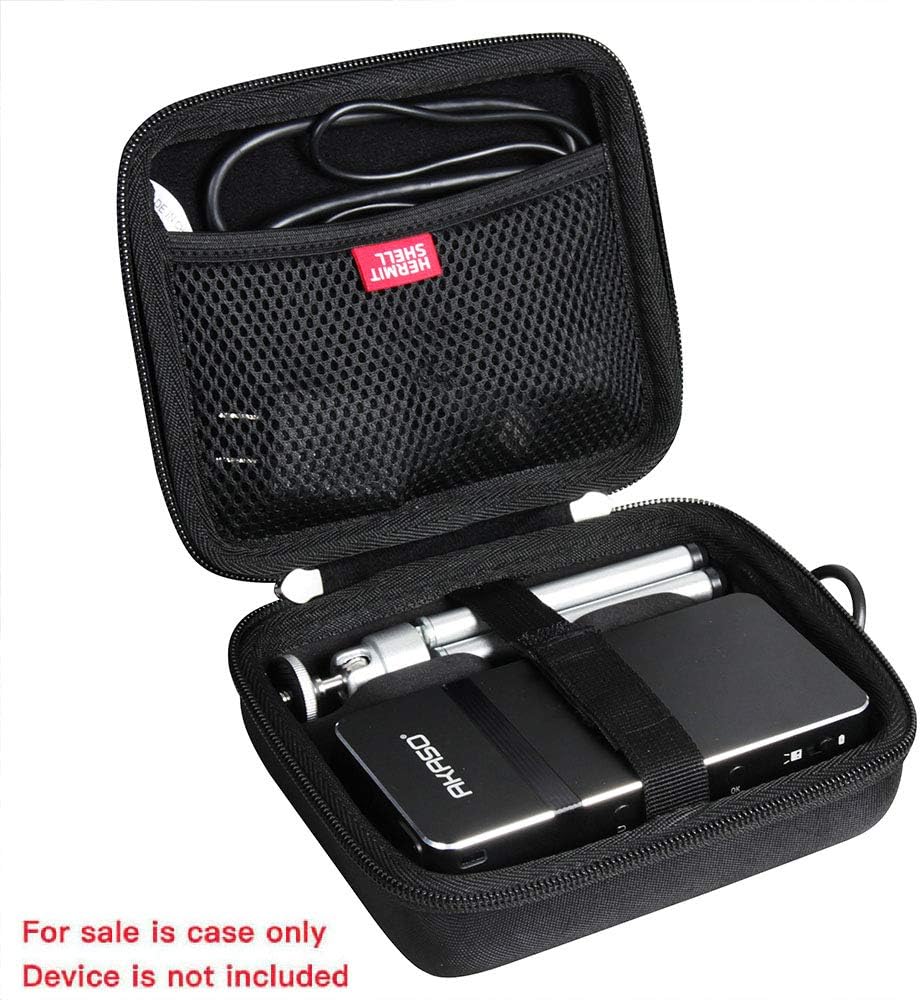 Discount Hermitshell Travel Case for AKASO Mini Projector Portable 1080P HD DLP LED 50 ANSI Lumens Pico Projector