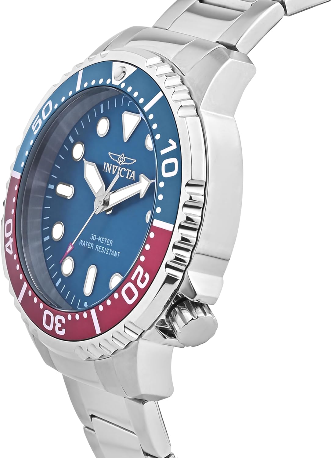Invicta Pro Diver Men 48mm Stainless Steel Steel Blue dial PC21J Quartz