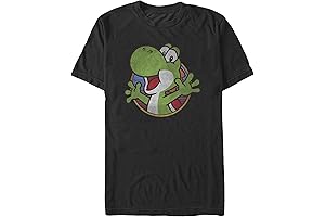 Yoshi's Delightful Color Fade Circle Logo Men's Tee