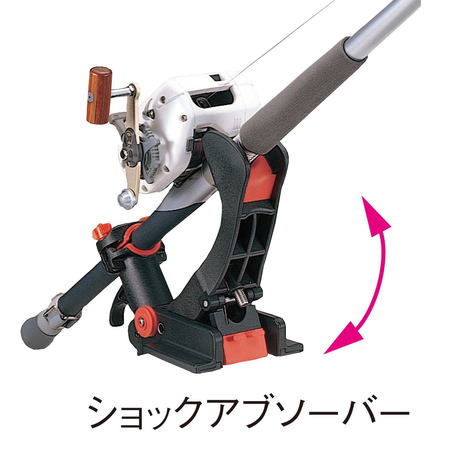 Daiichi Seiko 01030 Hylark Rod Holder, Rod Holder, Black