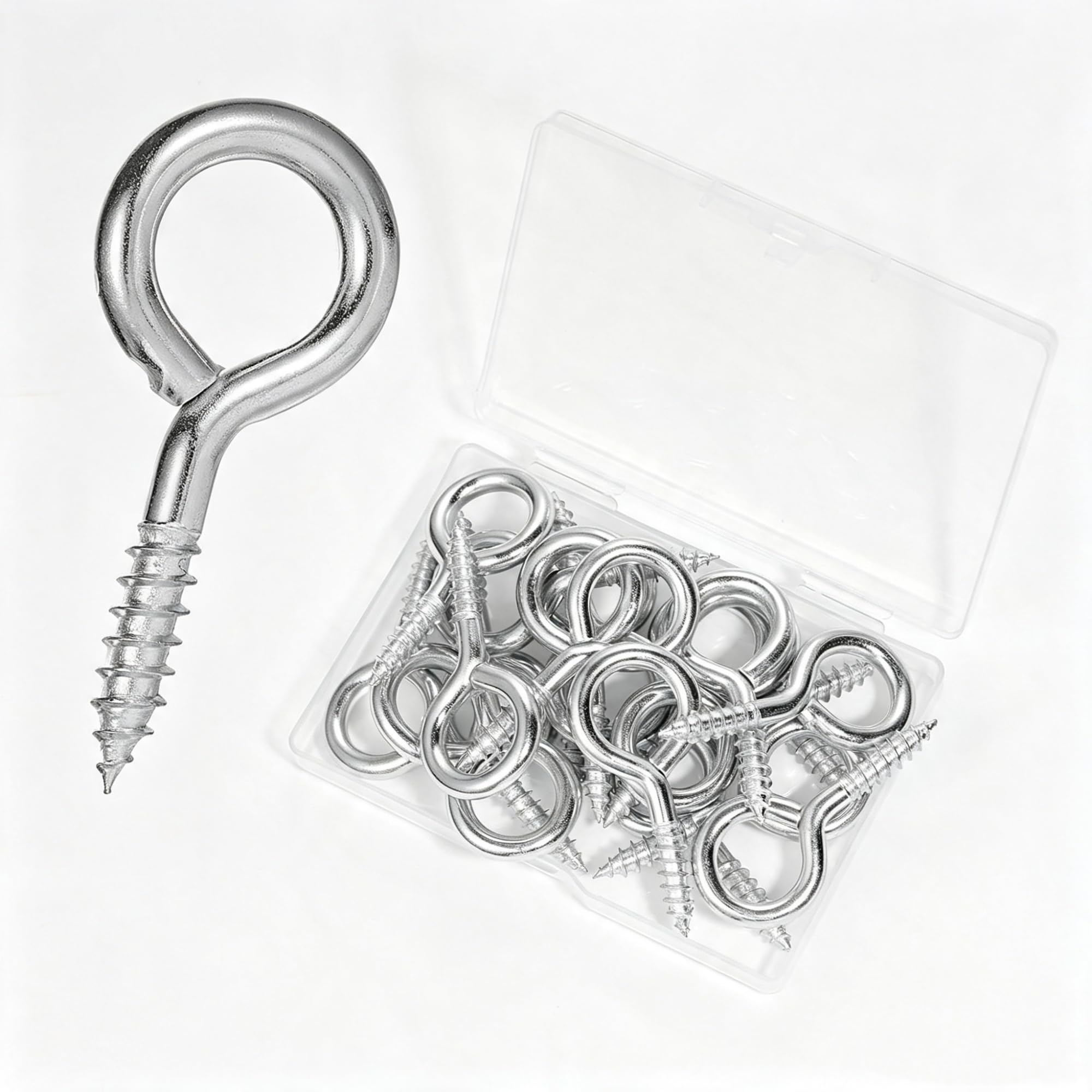 Heavy Duty Screw Eyes - 10 Pack -1