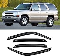 Vista 287 de Visera de ventana para Chevy Silverado 1500/GMC Sierra 1500/Avalanche/Suburban Crew Cab 2007-2013, protectores de lluvia, deflector de ventilación