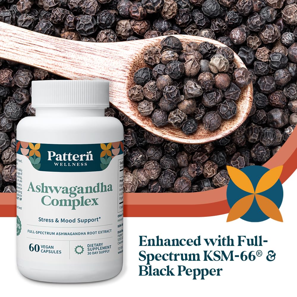 Pattern Wellness Ashwagandha Complex Supplement – 60 Vegan Capsules — Amazon image 7