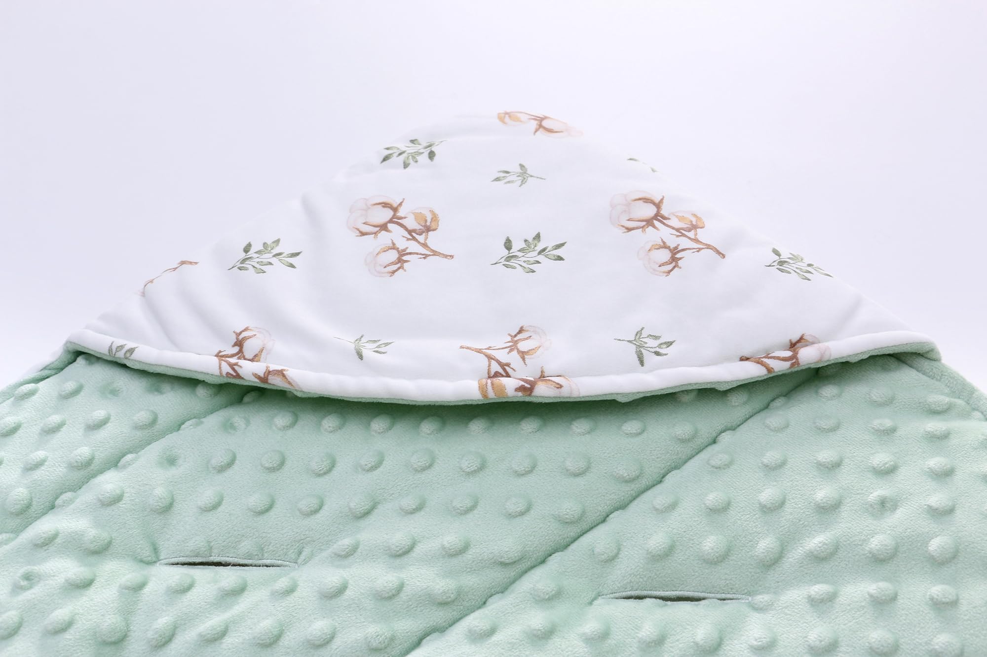 LAT, coperta per ovetto, 90 x 90 cm, in cotone, per seggiolino auto, universale, per passeggino, ovetto, passeggino