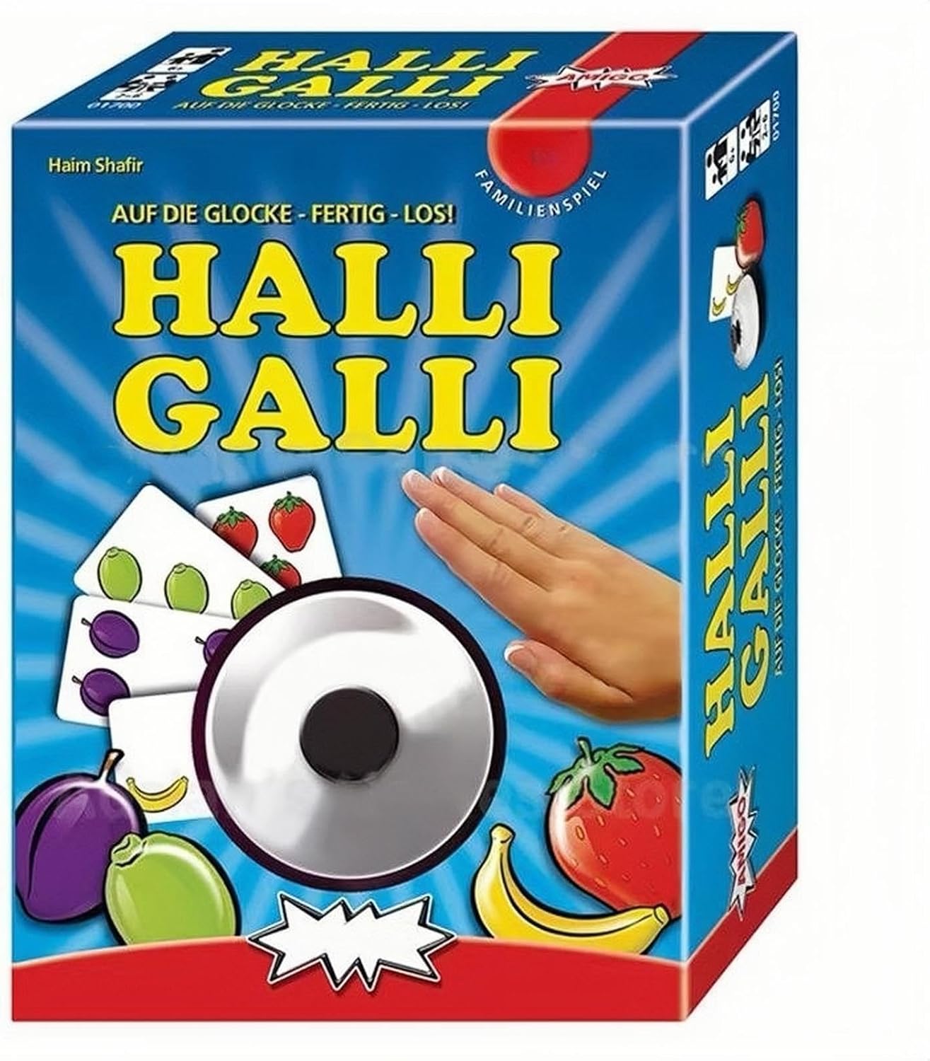 Halli Galli Friends Board Gamefamily Friendly Card Game Party Game Table Game for 2-6 Players Suitable for Age 18 and Older