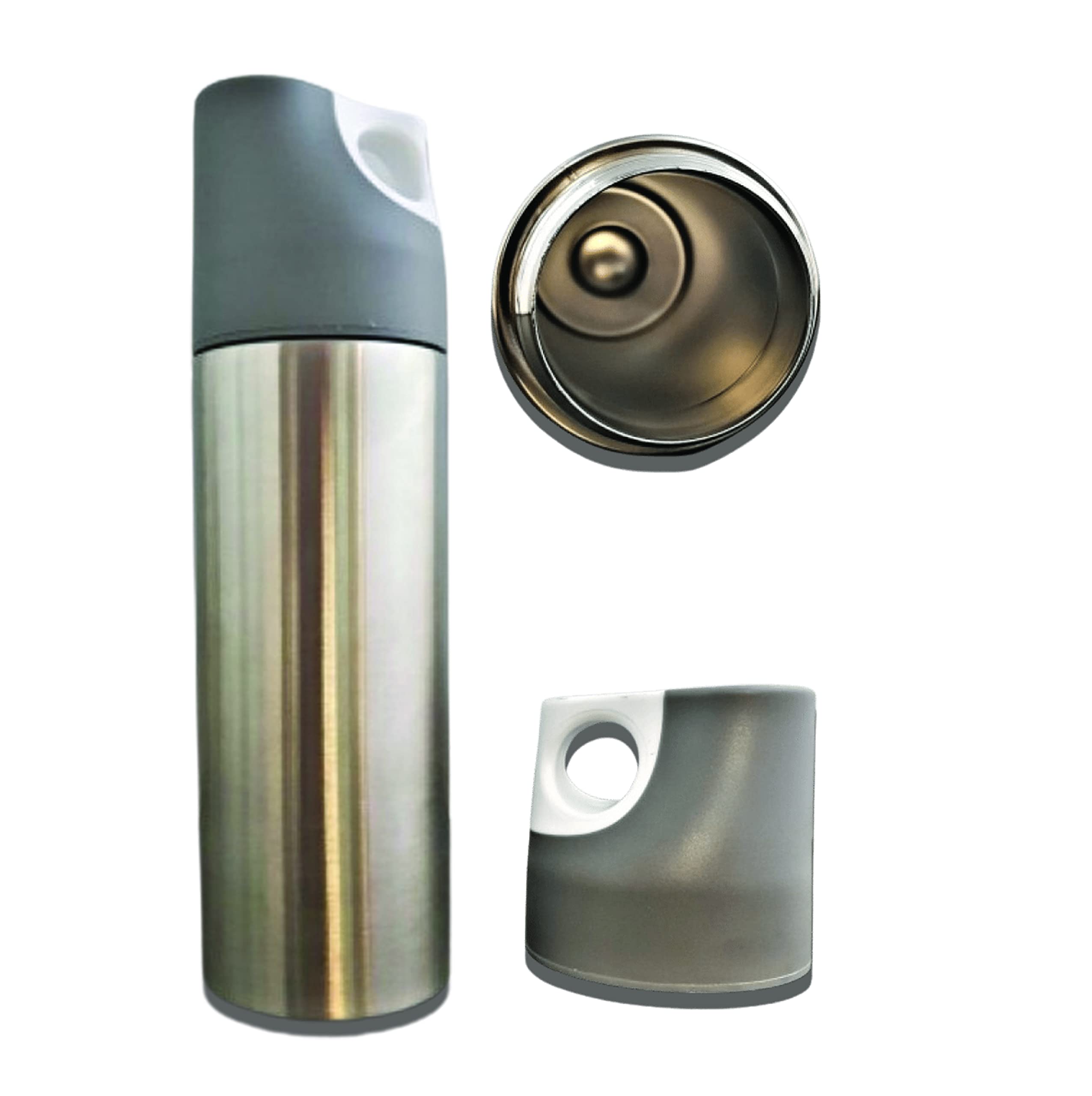 PARENCE. - Insulated Steel Bottle 500 ml/Double-Walled Thermos - Hot or Cold Drinks - Large Capacity
