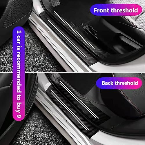 Miniatura 3 de TACOPETS Protector de umbral de puerta, Protección contra arañazos del umbral de puerta (Adecuado para la mayoría de modelos de automóviles), Tiras
