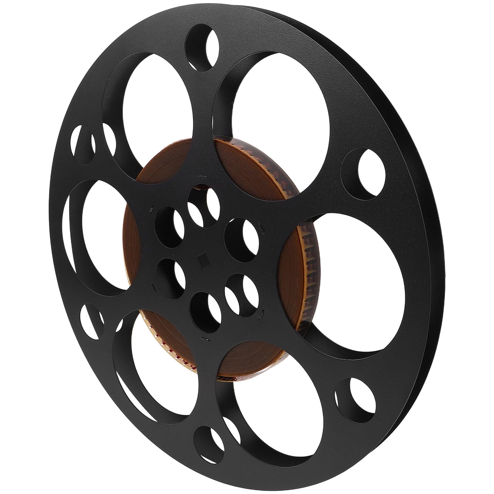 Bobine de film perforée métal style rétro pour salle de cinéma - 8