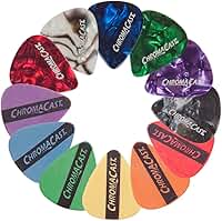 Palhetas de guitarra ChromaCast CC-SAMPLE Sampler, pacote com 12 unidades