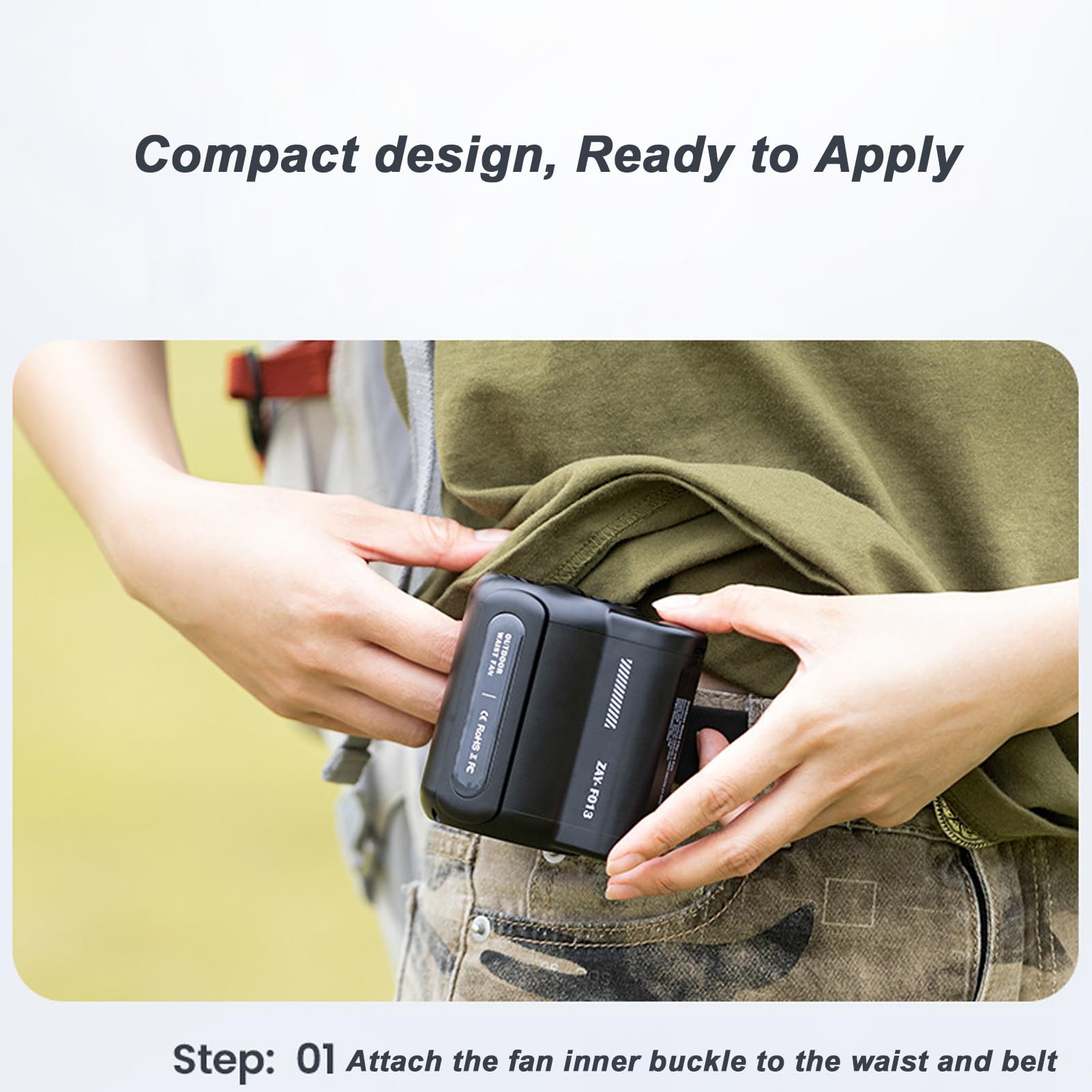 Amazon.com: XOUWIE Cool Clip Fan Under Shirt Ergonable Cool Clip