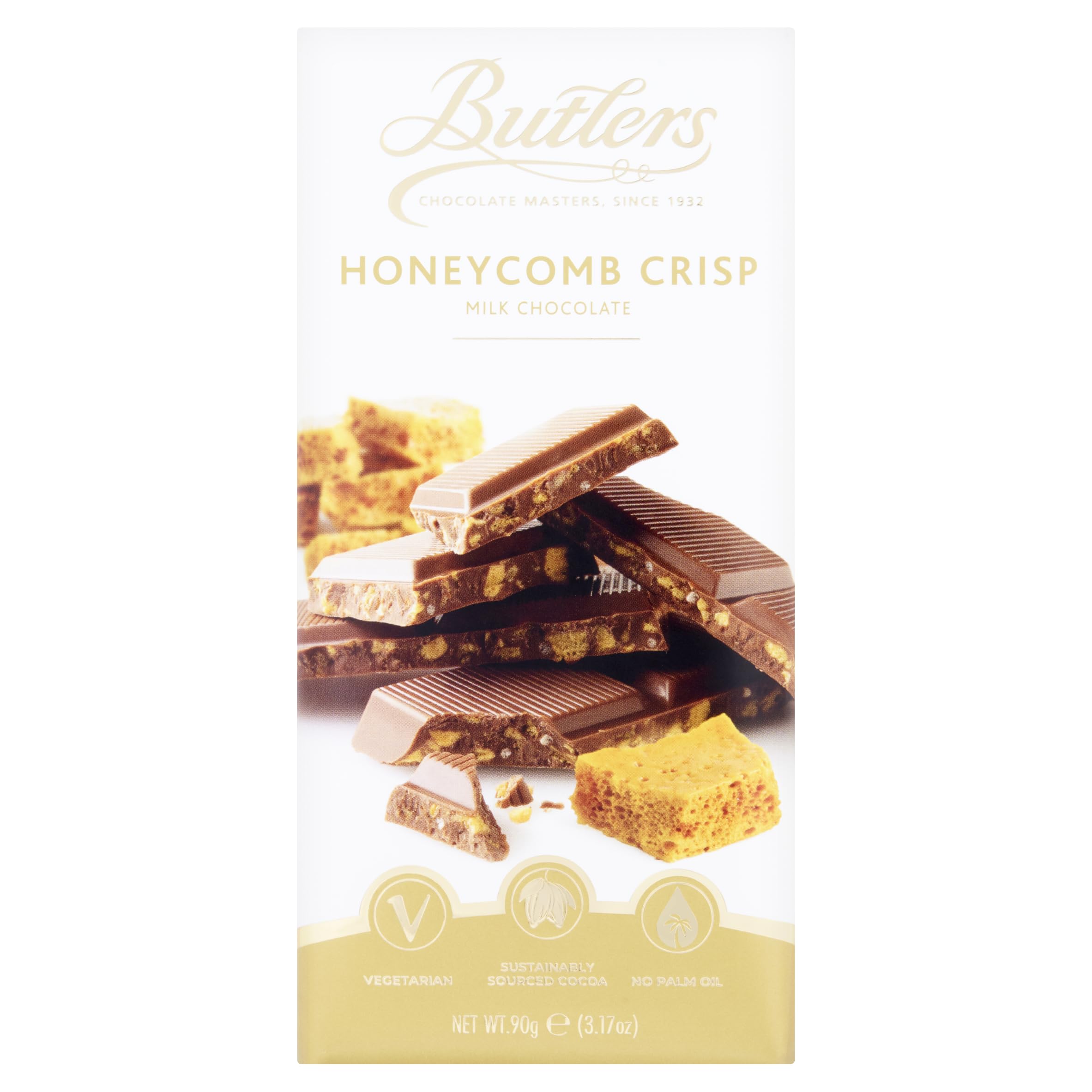Butlers - Honeycomb Crisp Milk Chocolate Bar 90g x1