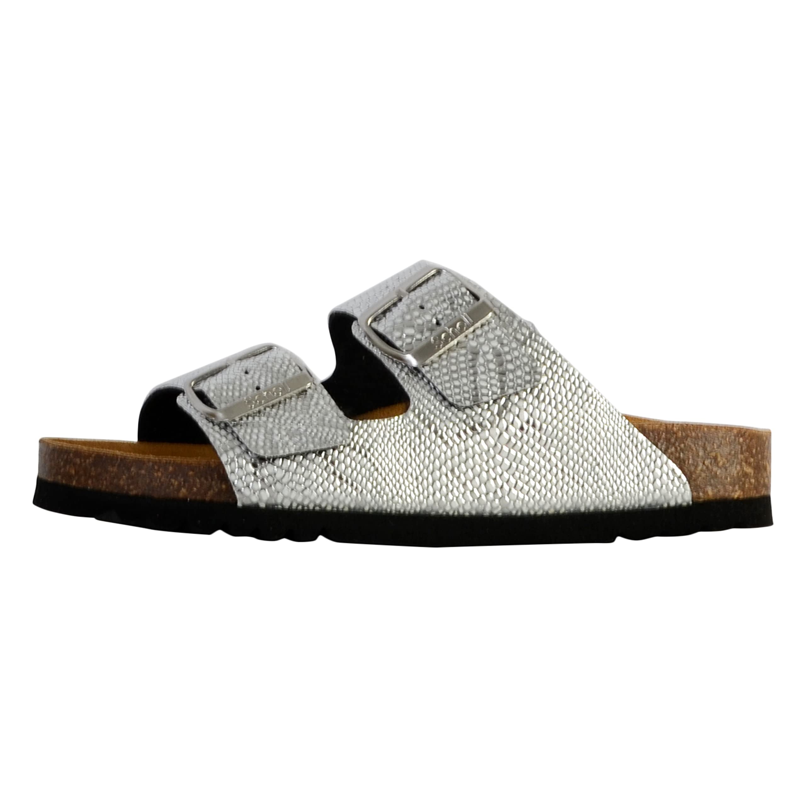 Scholl Women's Josephine Sandal, Silver, 5.5 UK
