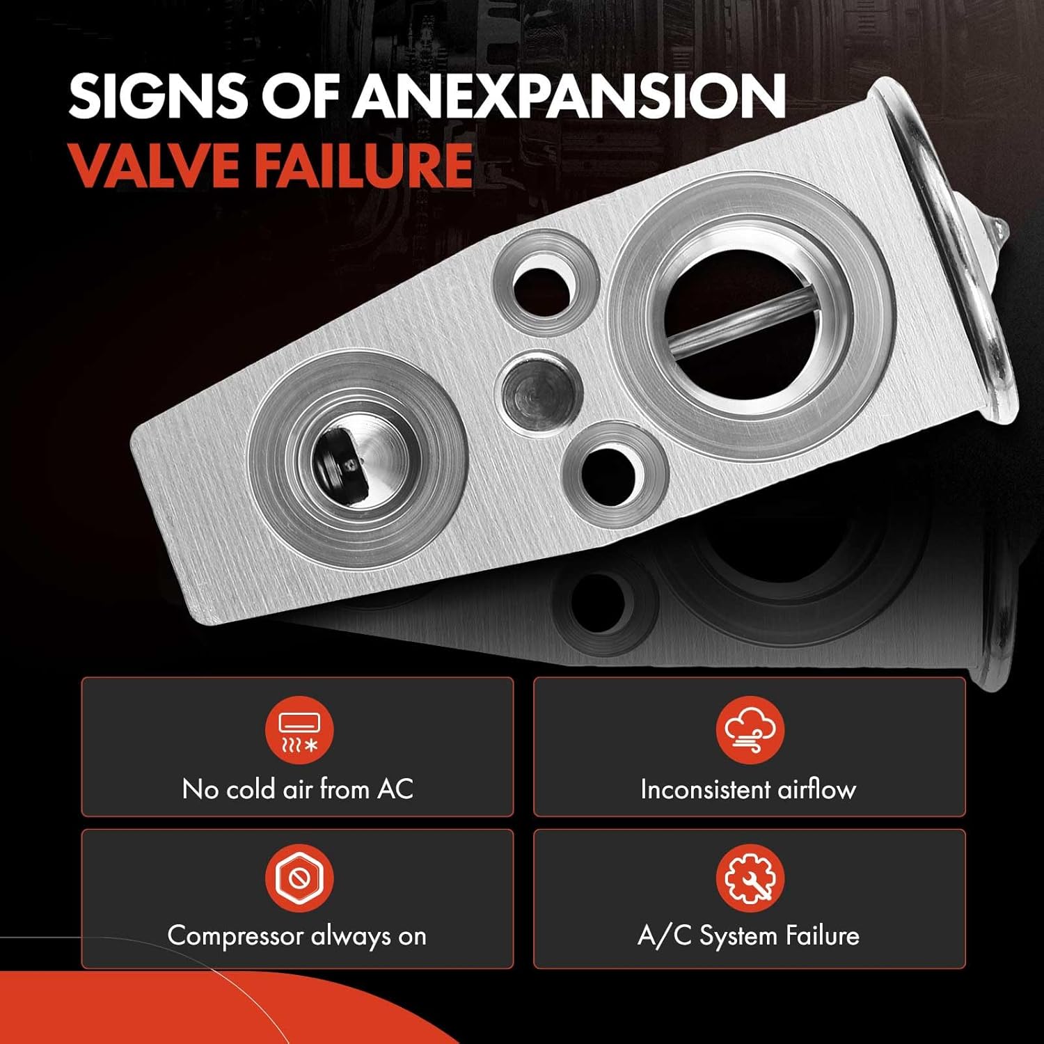 A-Premium AC Expansion Valve Compatible with Chevrolet SSR 2003-2006 & Toyota Tacoma 2005-2020