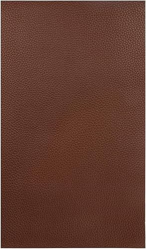 Parches de reparación de tela sintética de cuero autoadhesivo para sofá, para asientos de automóvil, para ropa (ancho 19.6 pulgadas x 53.9 pulgadas