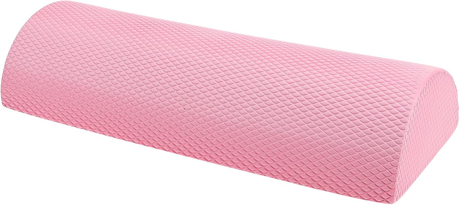 Foam Roller Semicírculo para Yoga y Pilates, 30x6.3 cm, Rosa miniatura 1