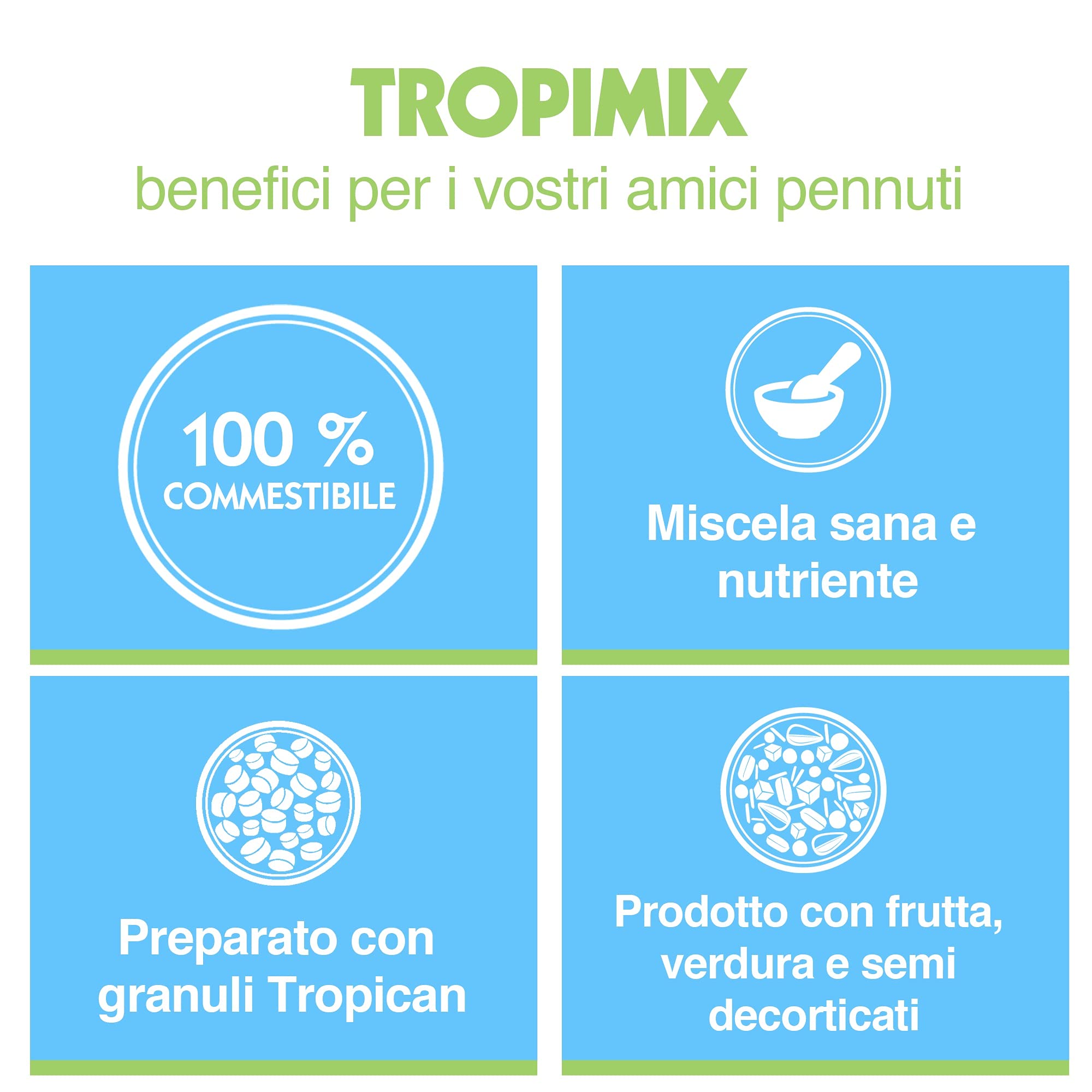 Hari - Mangime per pappagalli - Tropimix per Cockatiels & Lovebirds - 3630gr
