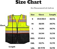 Vista 2 de Chaleco de seguridad reflectante de malla con logotipo personalizado con cremallera Chaleco de alta visibilidad para construcción al aire libre Ropa