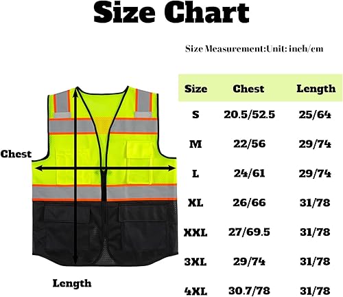 Miniatura 2 de Chaleco de seguridad reflectante de malla con logotipo personalizado con cremallera Chaleco de alta visibilidad para construcción al aire libre Ropa