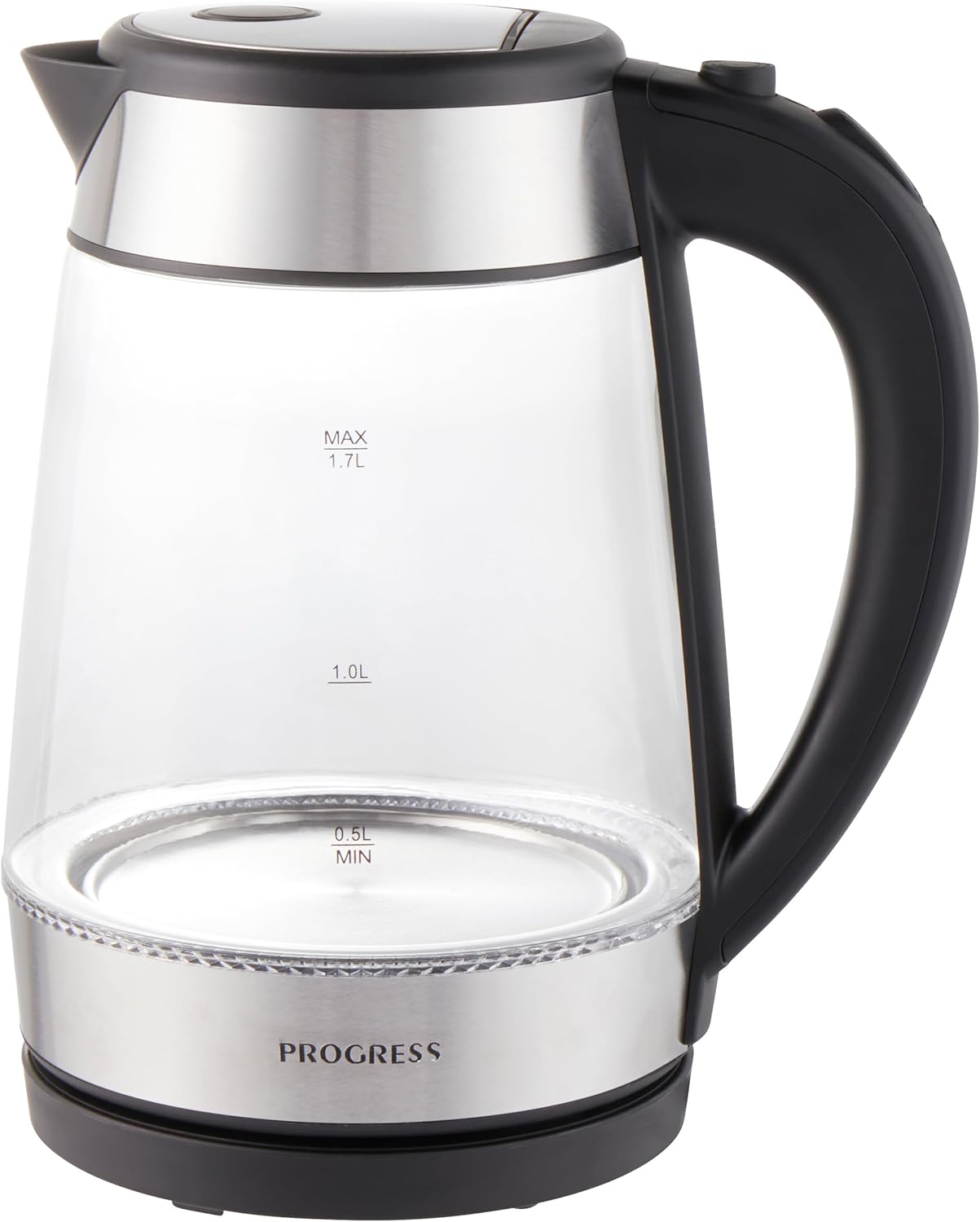 Progress EK5553P Illumi Glass Kettle Electric Kettle with 1.7 L
