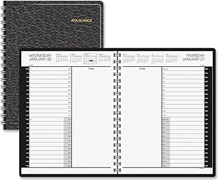 At-A-Glance 70-214-05 24-Hour Appointment Book Ruled 1 Day/page, Hourly Appts, 8-1/2 x 11, Black