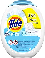 Vista 13 de Tide PODS - Cápsulas de jabón de detergente libre y suave, 76