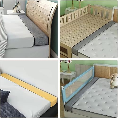 Miniatura 6 de EFELIM Relleno de espacio de cama de lino para cama Queen King de tamaño matrimonial, extensor de colchón rectangular de esponja gruesa para