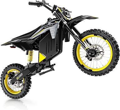 3500W Peak Electric Dirt Bike for Teens & Adults, 37MPH Electric Off-Road E-Bike with 48V 21Ah Battery, Up to 55 Miles Range, Dual Suspension, Hydraulic Brakes, 400LBS Load, Fit Age 13+