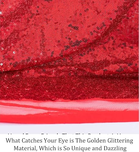 Vista 65 de Pardecor The Yard - Tela de malla con purpurina para coser, paño brillante (2 yardas, borgoña)